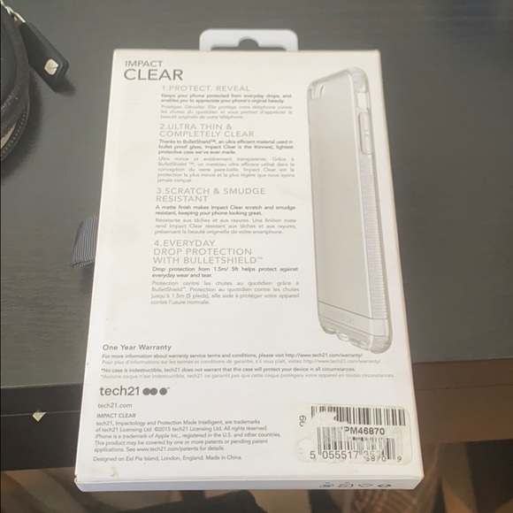 Tech 21 Impact Clear phone case - Picture 2 of 2